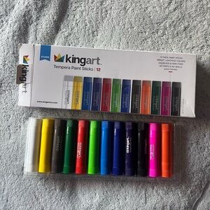 Tempera Paint Sticks - 12 Vibrant Colors